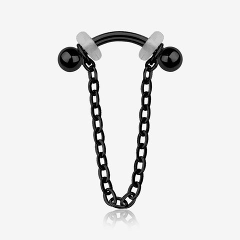 Blackline Chained Basic Ball Curved Barbell