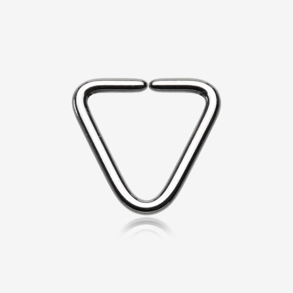 Basic Triangular Steel Bendable Twist Hoop Ring