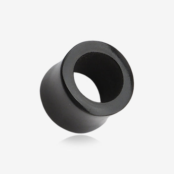 A Pair of Organic Buffalo Horn Ear Gauge Tunnel Plug-Black