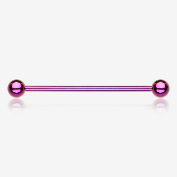 Colorline Basic Industrial Barbell-Purple