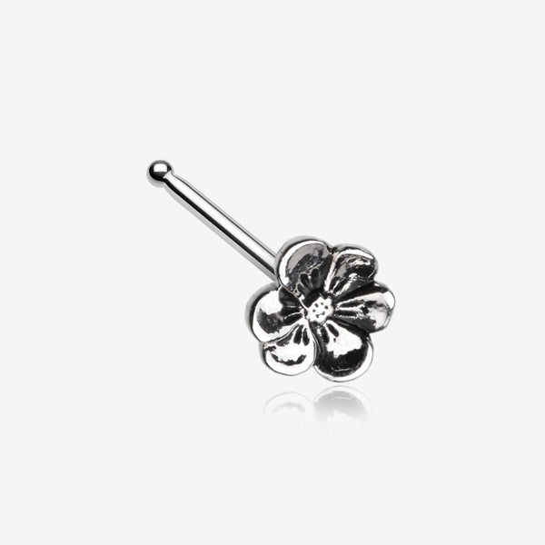 Anemone Flower Nose Stud Ring