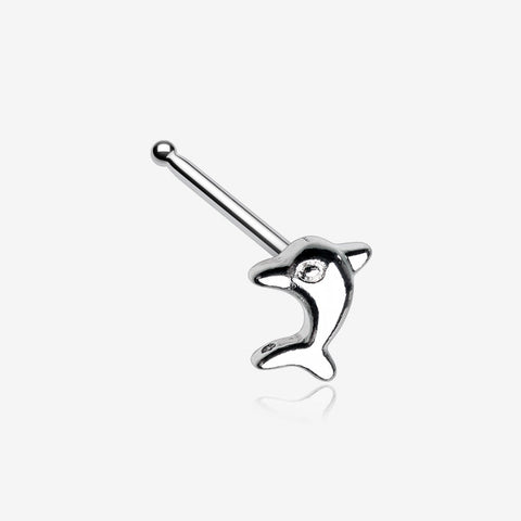 Adorable Baby Dolphin Nose Stud Ring