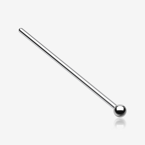 Basic Ball Top Steel Fishtail Nose Stud Ring-Steel