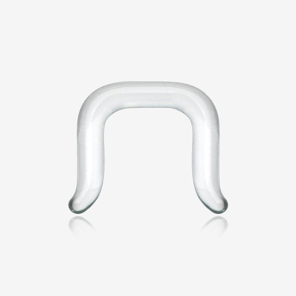 Borosilicate Glass Basic Septum Retainer-Clear Gem