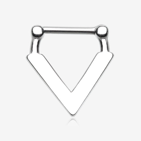 Urban Chevron Arrow Septum Clicker