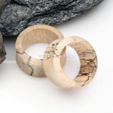 A Pair of Old Tamarind Wood Double Flared Tunnel Plug