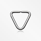 Basic Triangular Steel Bendable Twist Hoop Ring