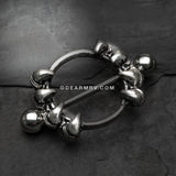 Antique Dragon Claws Nipple Shield Ring-Steel