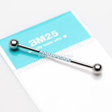 Sparkle Lined Gems Industrial Barbell-Aqua