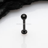 Blackline Basic Ball Top Threadless Push-In Steel Labret