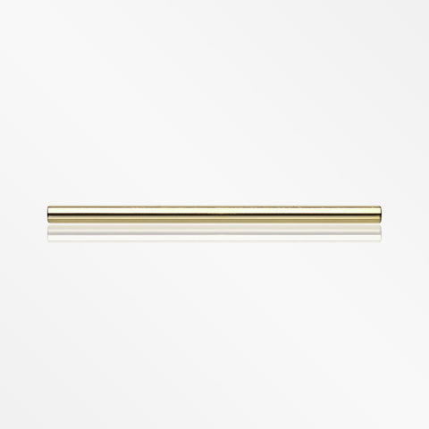 Implant Grade Titanium OneFit™ Threadless Golden Barbell Bar Part