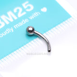 Implant Grade Titanium OneFit™ Threadless Curved Barbellwith One Side Fixed Ball End Bar Part
