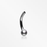Implant Grade Titanium OneFit™ Threadless Curved Barbellwith One Side Fixed Ball End Bar Part