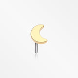 Implant Grade Titanium OneFit™ Threadless Golden Crescent Moon Top Part
