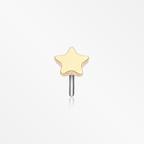 Implant Grade Titanium OneFit™ Threadless Golden Star Top Part