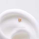 Implant Grade Titanium OneFit™ Threadless Golden Trinity Bali Beads Top Part