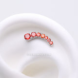 Implant Grade Titanium OneFit™ Threadless Sparkle Journey Curve Essence Top Part-Red