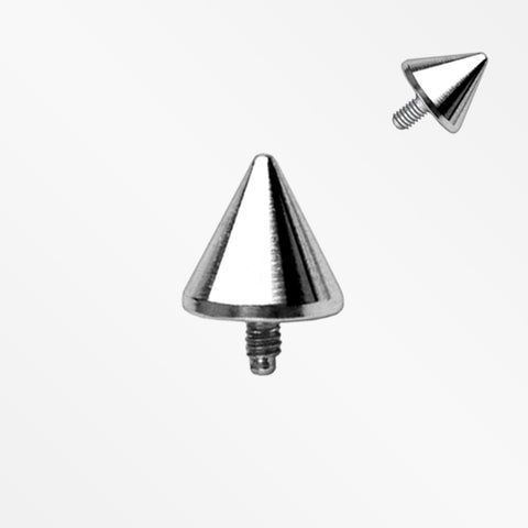 Basic Steel Spike Cone Dermal Anchor Top