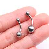 Detail View 3 of Implant Grade Titanium Internally Threaded Basic Belly Button Ring