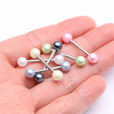 Detail View 2 of 6 Pcs of Assorted Color Pearlescent Ball Barbell Package