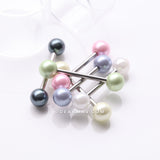 Detail View 1 of 6 Pcs of Assorted Color Pearlescent Ball Barbell Package