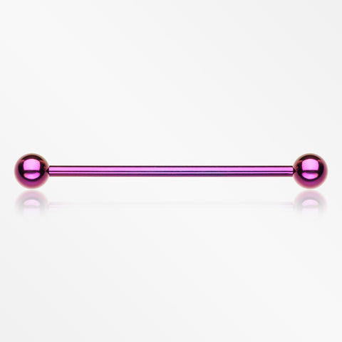 Colorline Basic Industrial Barbell-Purple