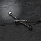 Double Spiral Industrial Barbell-Steel