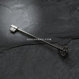 Royal Crown Key Industrial Barbell-Clear