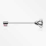 Royal Crown Key Industrial Barbell-Pink