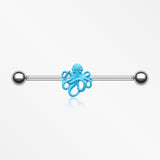 Evil Octopus Industrial Barbell-Blue