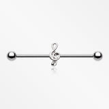 Treble Clef Music Note Industrial Barbell