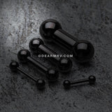 Colorline PVD Basic Steel Barbell-Black