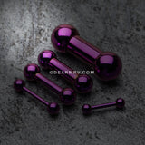 Colorline PVD Basic Steel Barbell-Purple