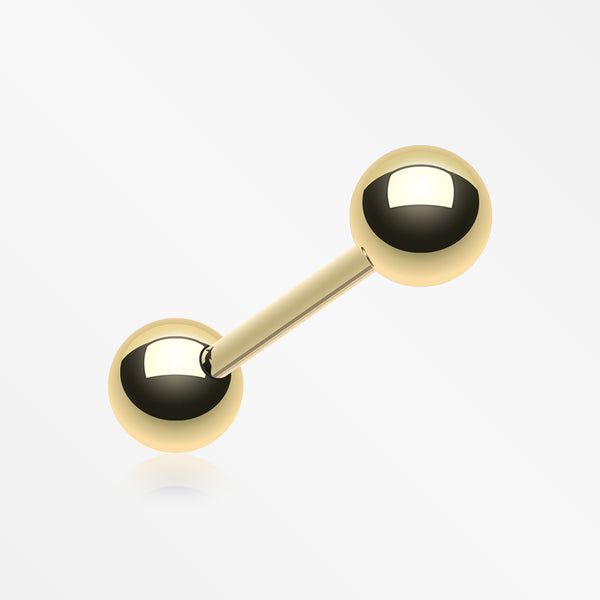 Gold Plated Basic Steel Barbell