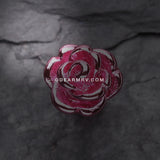 Colorline Steel Rose Cartilage Earring-Pink