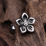 Antique Wildflower Cartilage Tragus Earring