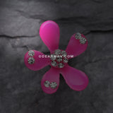 Spring Flower Bloom Cartilage Earring-Pink