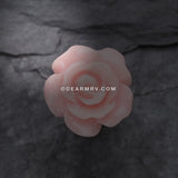 Dainty Rose Cartilage Earring-Pink