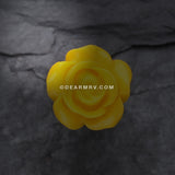 Dainty Rose Cartilage Earring-Yellow