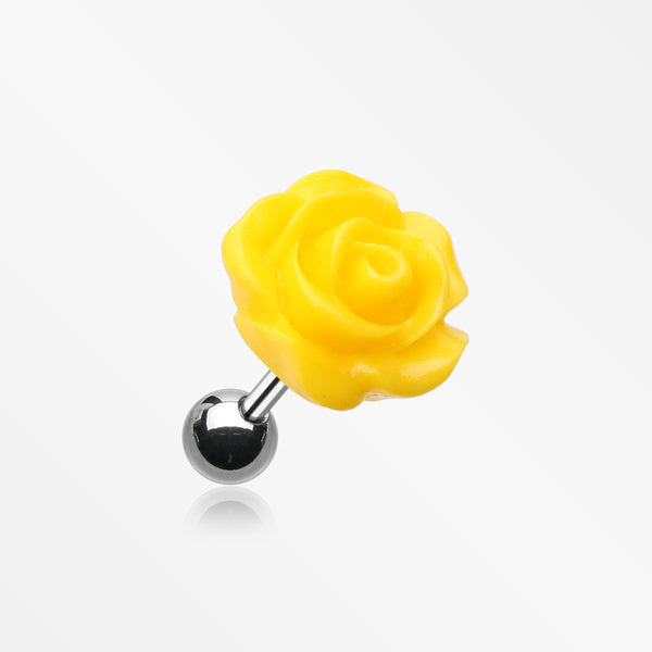 Dainty Rose Cartilage Earring-Yellow