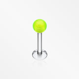 Basic UV Acrylic Ball Top Labret-Light Green