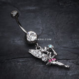 Magical Fairy Belly Button Ring-Clear