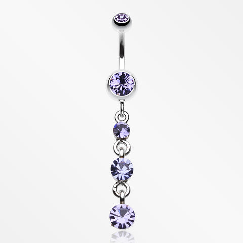 Gems Galore Belly Button Ring-Tanzanite
