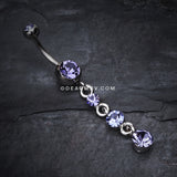 Gems Galore Belly Button Ring-Tanzanite