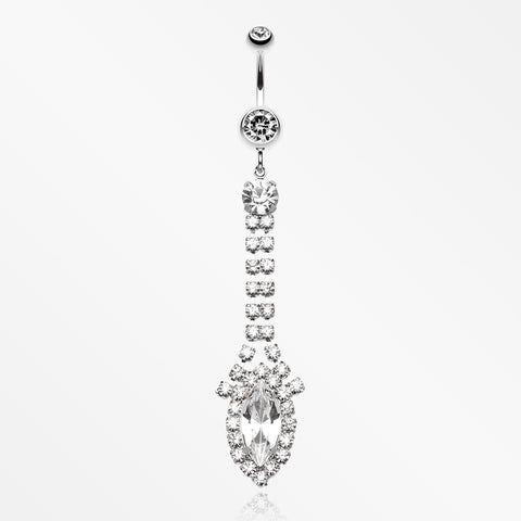 Marquise Chandelier Belly Ring