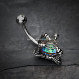 Dragon's Claw Paragon Belly Button Ring-Clear