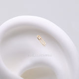 Detail View 1 of 14 Karat Gold OneFit™ Threadless Safety Pin Top Part