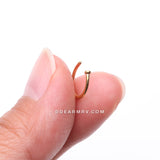 Pure24K Implant Grade Titanium Basic Nose Hoop Ring