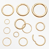 Pure24K Implant Grade Titanium Basic Seamless Hinged Clicker Hoop Ring