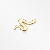 Pure24K Implant Grade Titanium OneFit™ Threadless Slithering Snake Top Part